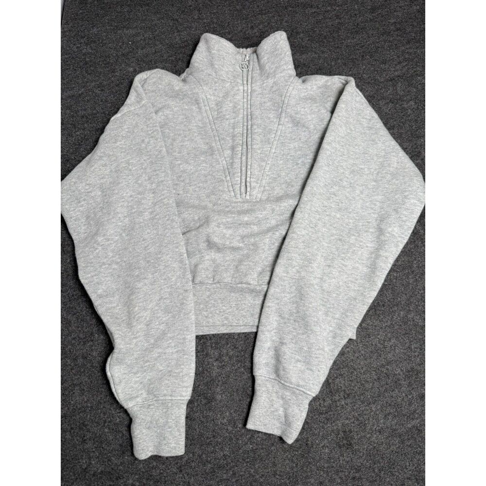 Cropped Victoria's secret Half-zip Gray Jacket Women's Size XS